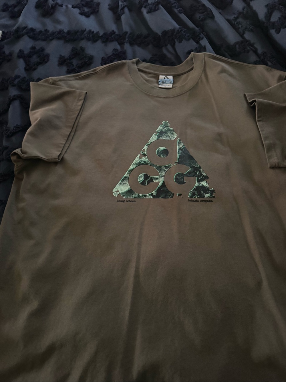 Nike Olive Green ACG Logo Short Sleeve Tee